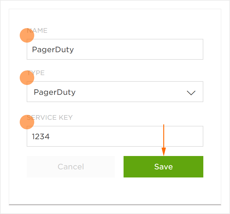 Action Page Duty Settings