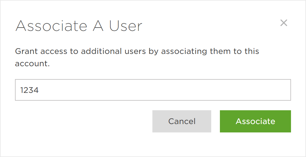Associate a User