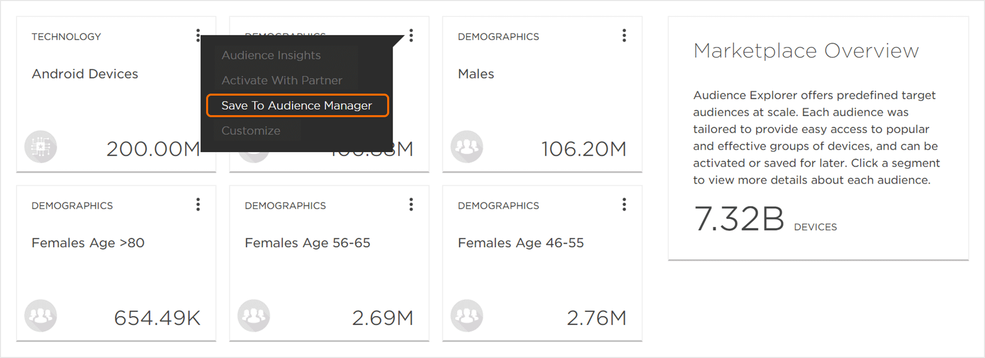 Save to Audience Manager