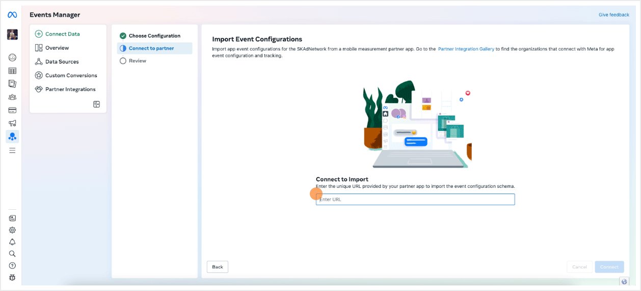 Meta Import Event Configurations